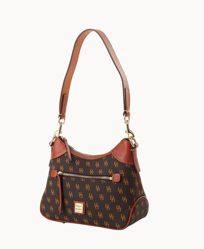 Dooney and Bourke Shoulder Bags Gretta Small Hobo Brown Tmoro 8211 WomenMen