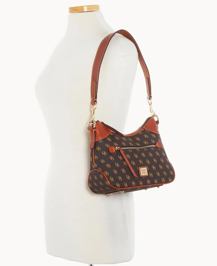 Dooney and Bourke Shoulder Bags Gretta Small Hobo Brown Tmoro 8211 WomenMen