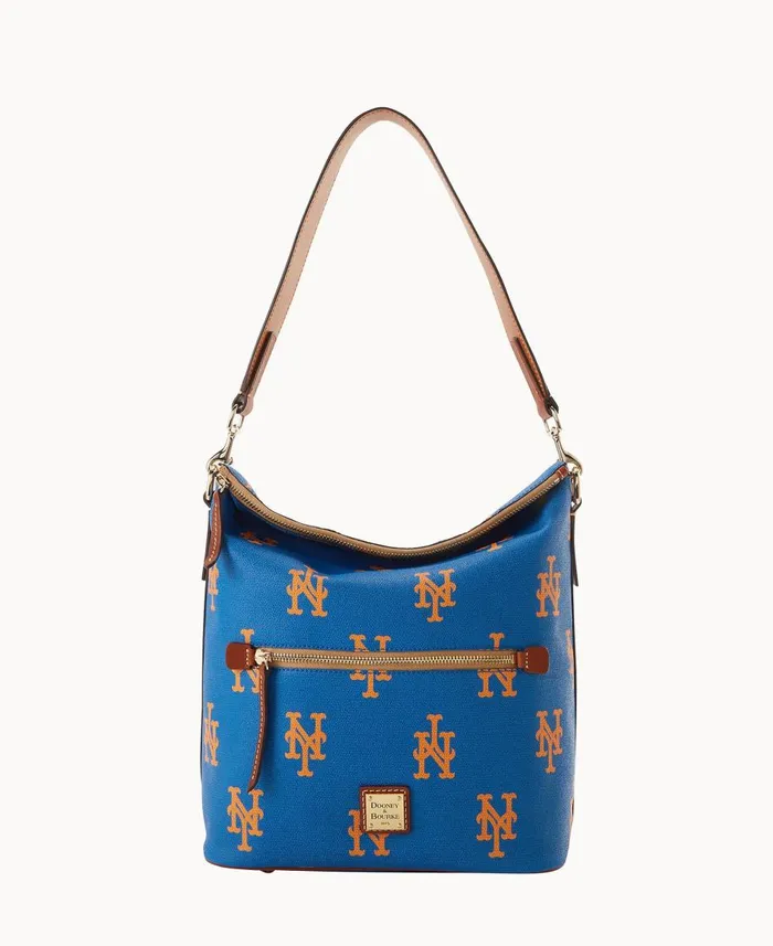 Dooney and Bourke Shoulder Bags MLB Mets Large Sac Mets 8211 WomenMen