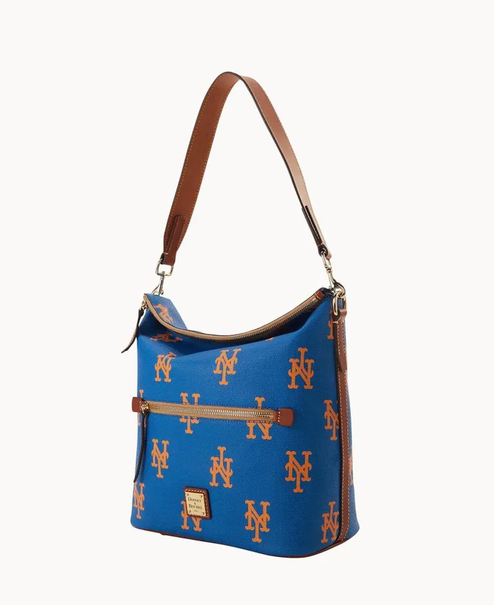 Dooney and Bourke Shoulder Bags MLB Mets Large Sac Mets 8211 WomenMen