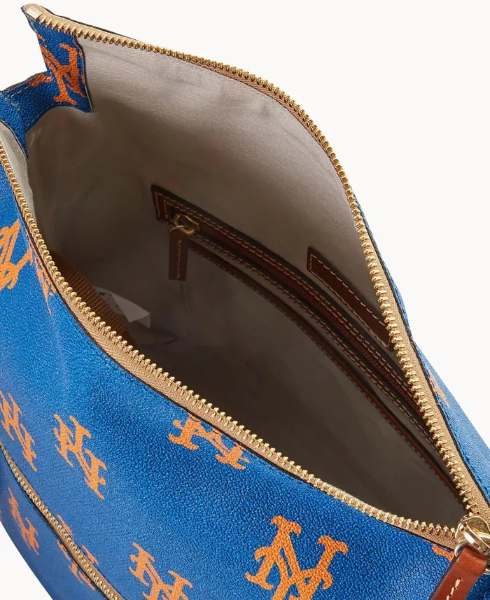 Dooney and Bourke Shoulder Bags MLB Mets Large Sac Mets 8211 WomenMen