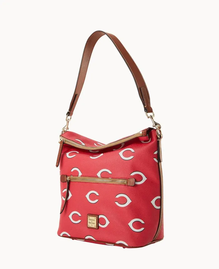 Dooney and Bourke Shoulder Bags MLB Reds Large Sac Reds 8211 WomenMen