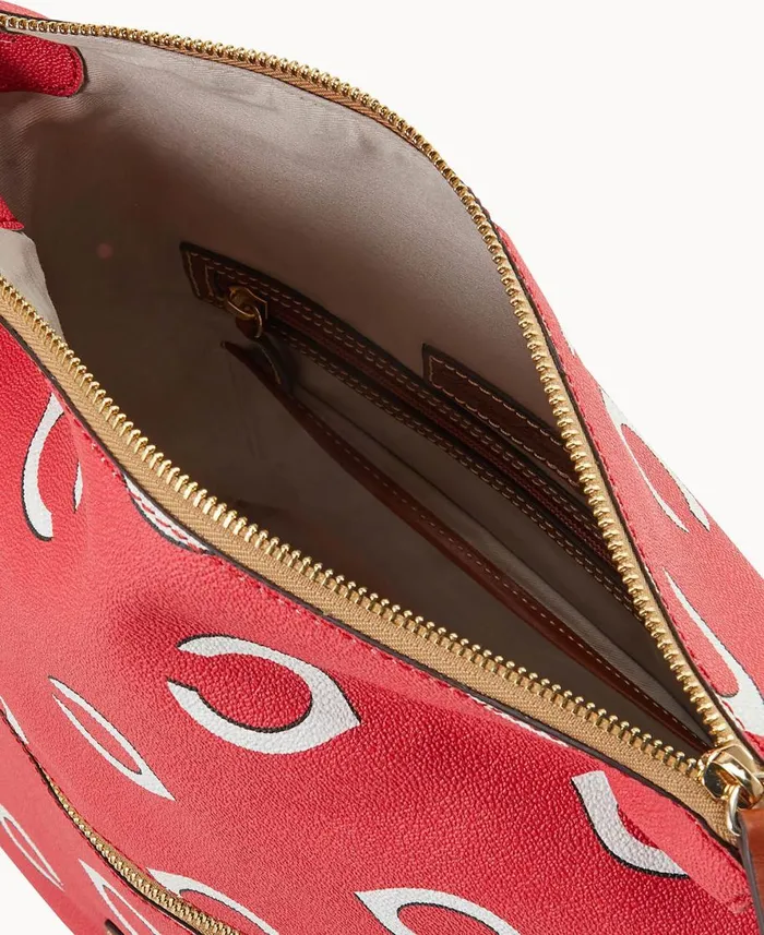 Dooney and Bourke Shoulder Bags MLB Reds Large Sac Reds 8211 WomenMen