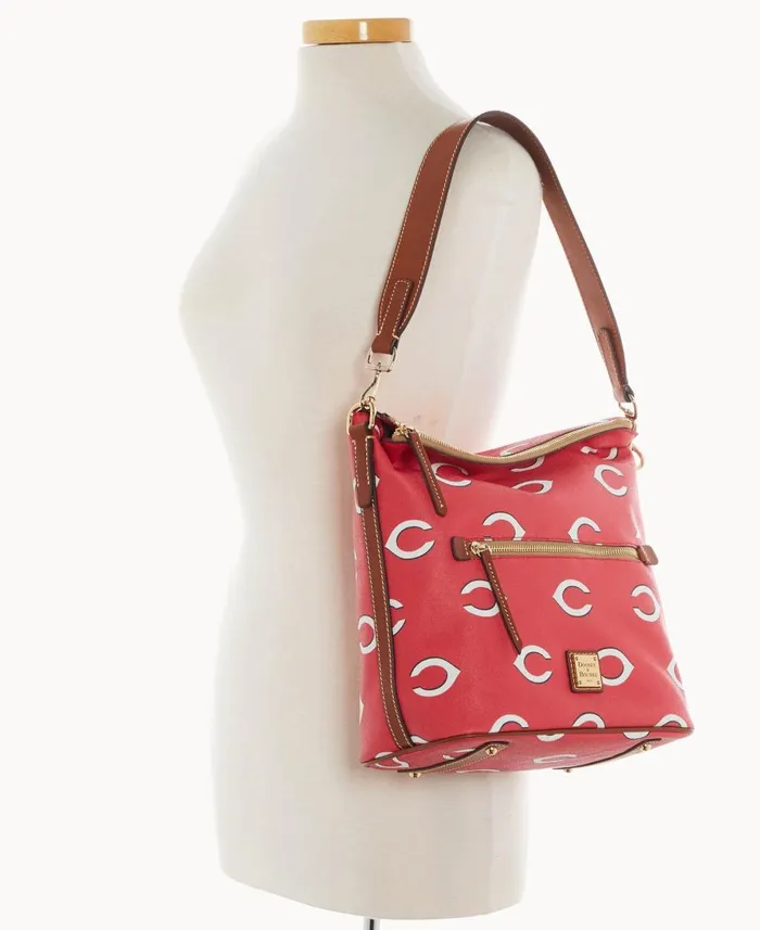 Dooney and Bourke Shoulder Bags MLB Reds Large Sac Reds 8211 WomenMen
