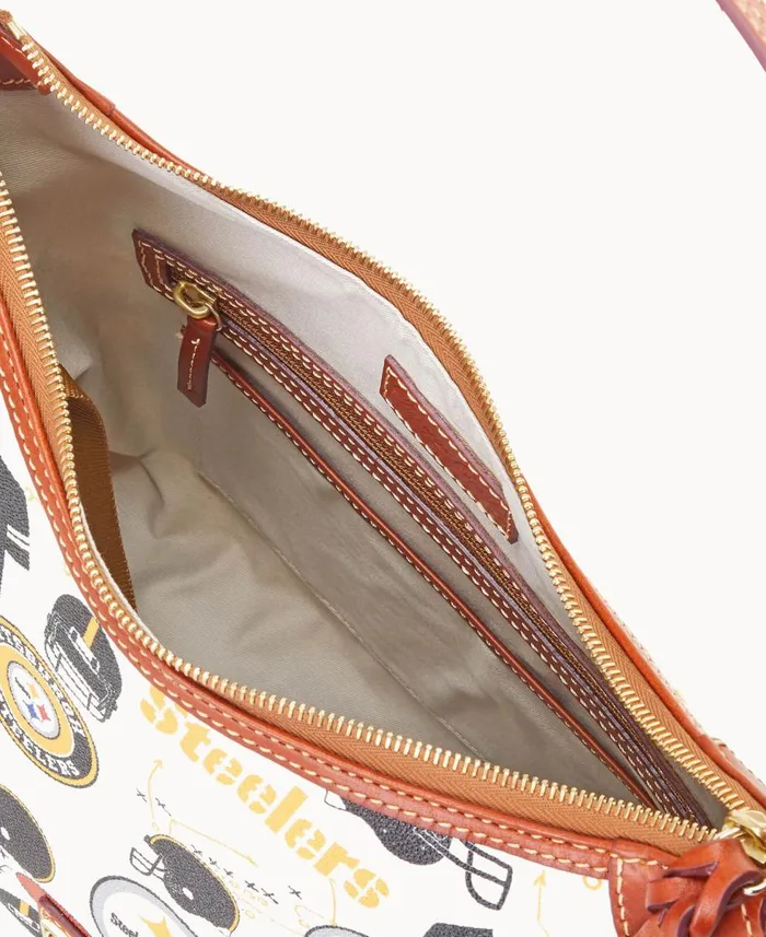 Dooney and Bourke Shoulder Bags NFL Steelers Hobo Steelers 8211 WomenMen