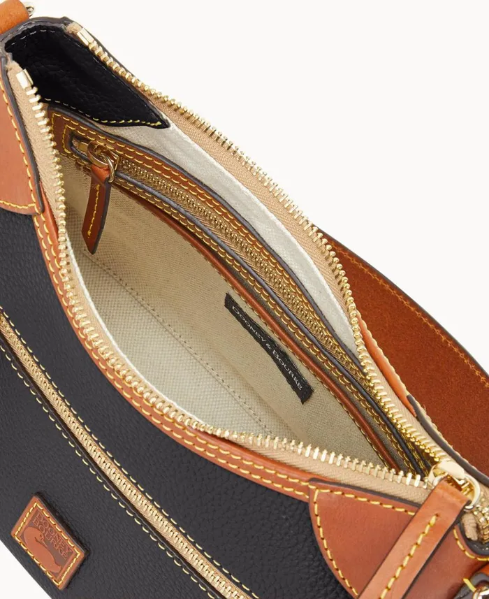 Dooney and Bourke Shoulder Bags Pebble Grain Small Hobo Black 8211 WomenMen