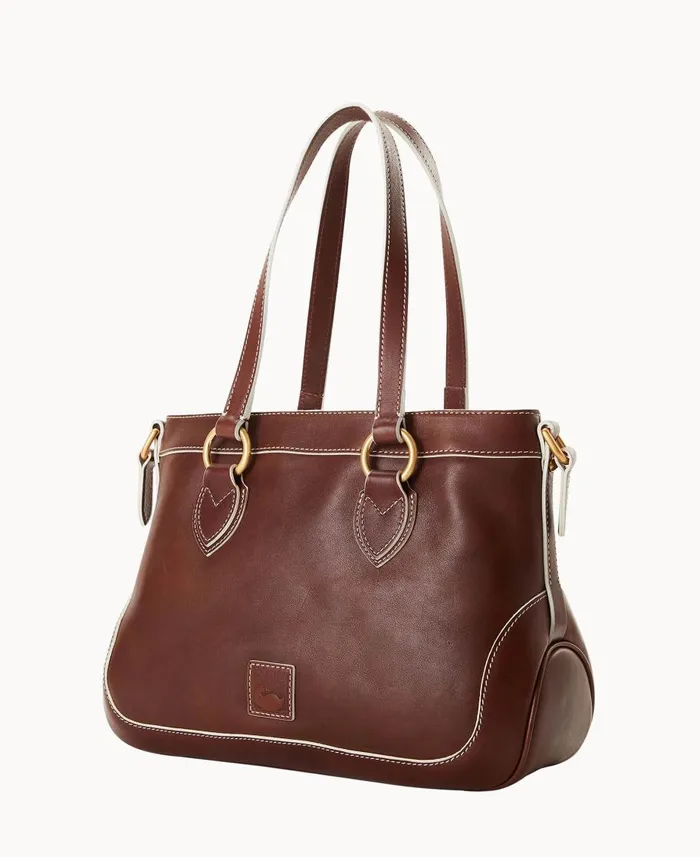 Dooney and Bourke Totes Florentine Shopper Chestnut 8211 WomenMen