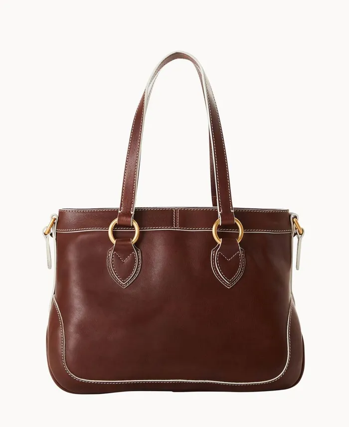 Dooney and Bourke Totes Florentine Shopper Chestnut 8211 WomenMen