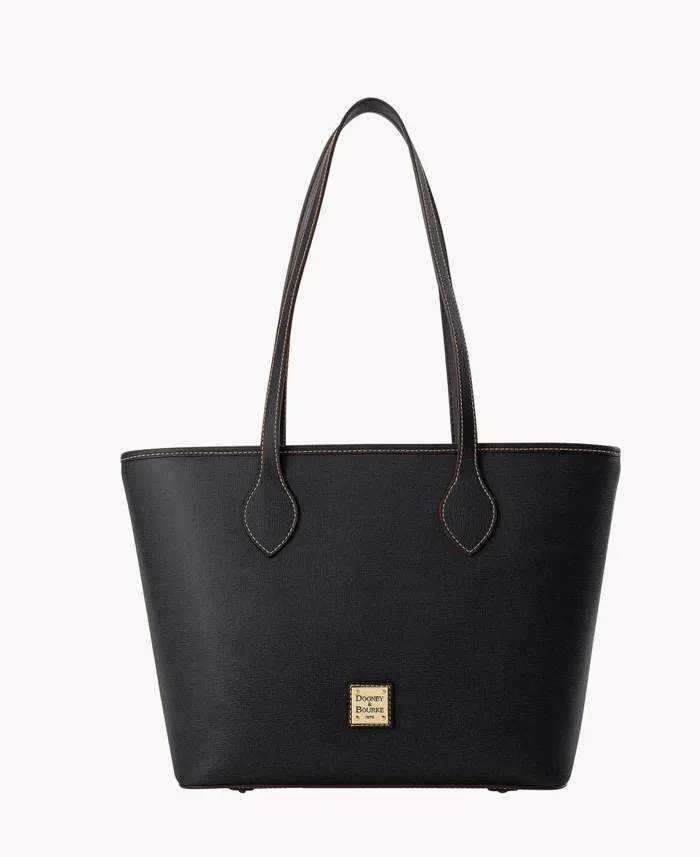 Dooney and Bourke Totes Saffiano Tote Black 8211 WomenMen