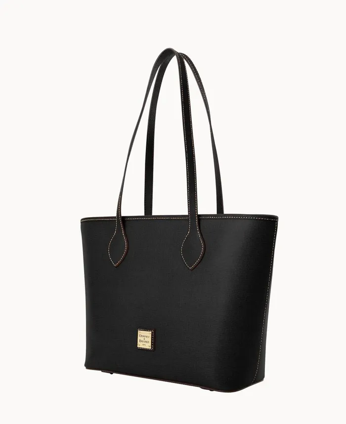 Dooney and Bourke Totes Saffiano Tote Black 8211 WomenMen