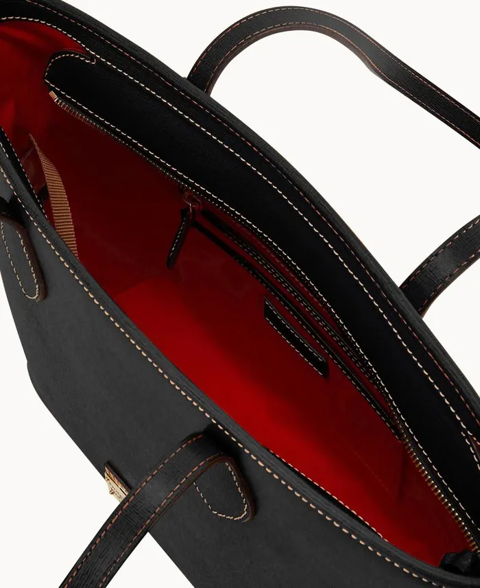 Dooney and Bourke Totes Saffiano Tote Black 8211 WomenMen