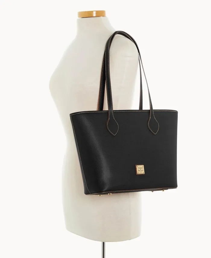 Dooney and Bourke Totes Saffiano Tote Black 8211 WomenMen