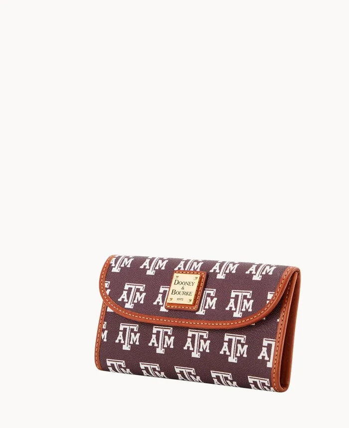 Dooney and Bourke Wallets Collegiate Texas Achr38M University Continental Clutch Texas Aandm 8211 WomenMen Dooney and Bourke Wallets Collegiate Texas Achr38M University Continental Clutch Texas Aandm 8211 WomenMen