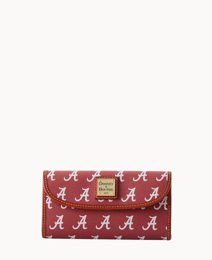 Dooney and Bourke Wallets Collegiate University Of Alabama Continental Clutch Alabama 8211 WomenMen