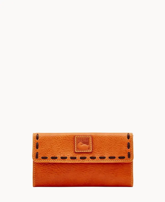 Dooney and Bourke Wallets Florentine Continental Clutch Natural 8211 WomenMen