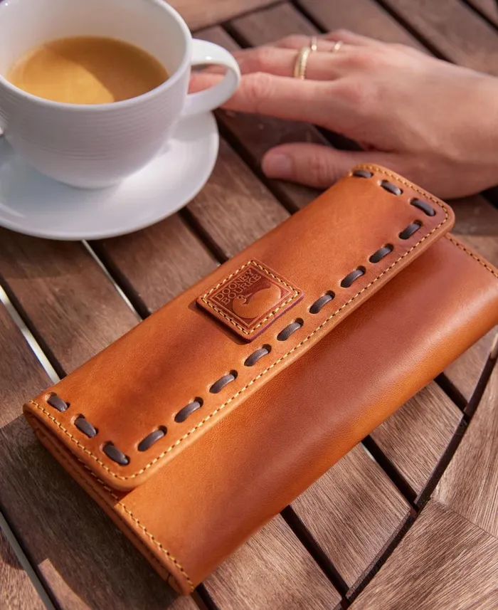 Dooney and Bourke Wallets Florentine Continental Clutch Natural 8211 WomenMen Dooney and Bourke Wallets Florentine Continental Clutch Natural 8211 WomenMen