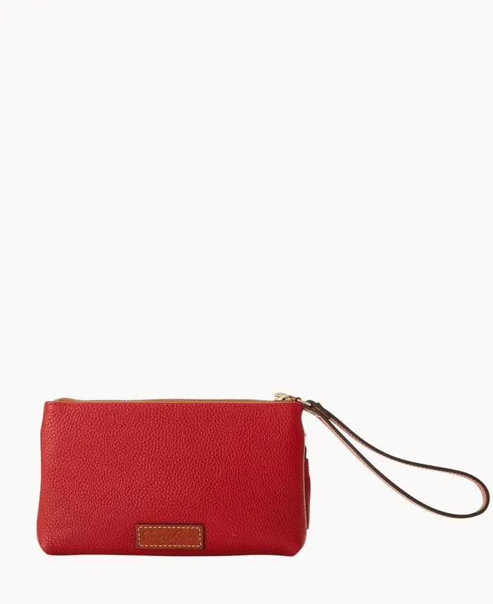 Dooney and Bourke Wallets MLB Cardinals Double Zip Wristlet Cardinals 8211 WomenMen