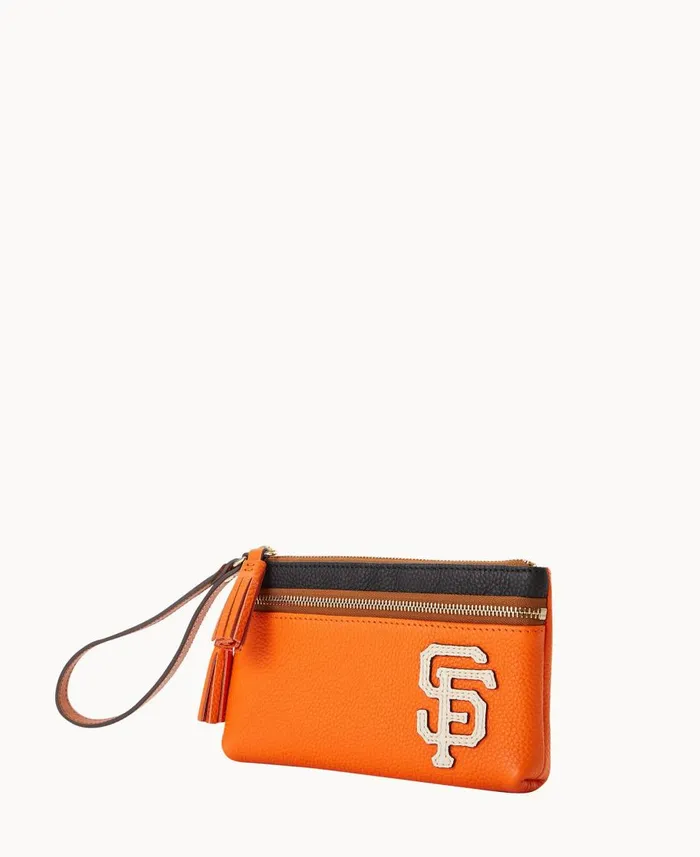 Dooney and Bourke Wallets MLB Giants Double Zip Wristlet Giants 8211 WomenMen Dooney and Bourke Wallets MLB Giants Double Zip Wristlet Giants 8211 WomenMen