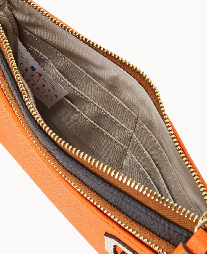 Dooney and Bourke Wallets MLB Giants Double Zip Wristlet Giants 8211 WomenMen Dooney and Bourke Wallets MLB Giants Double Zip Wristlet Giants 8211 WomenMen