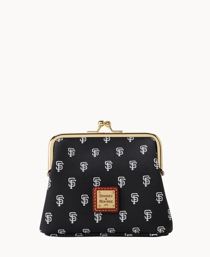 Dooney and Bourke Wallets MLB Giants Large Framed Purse Giants 8211 WomenMen