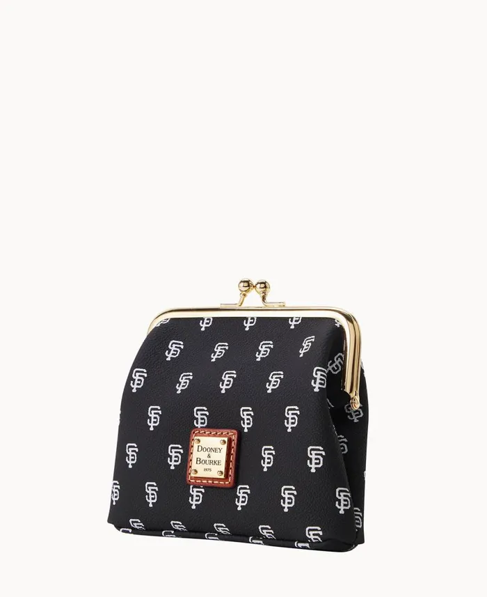 Dooney and Bourke Wallets MLB Giants Large Framed Purse Giants 8211 WomenMen