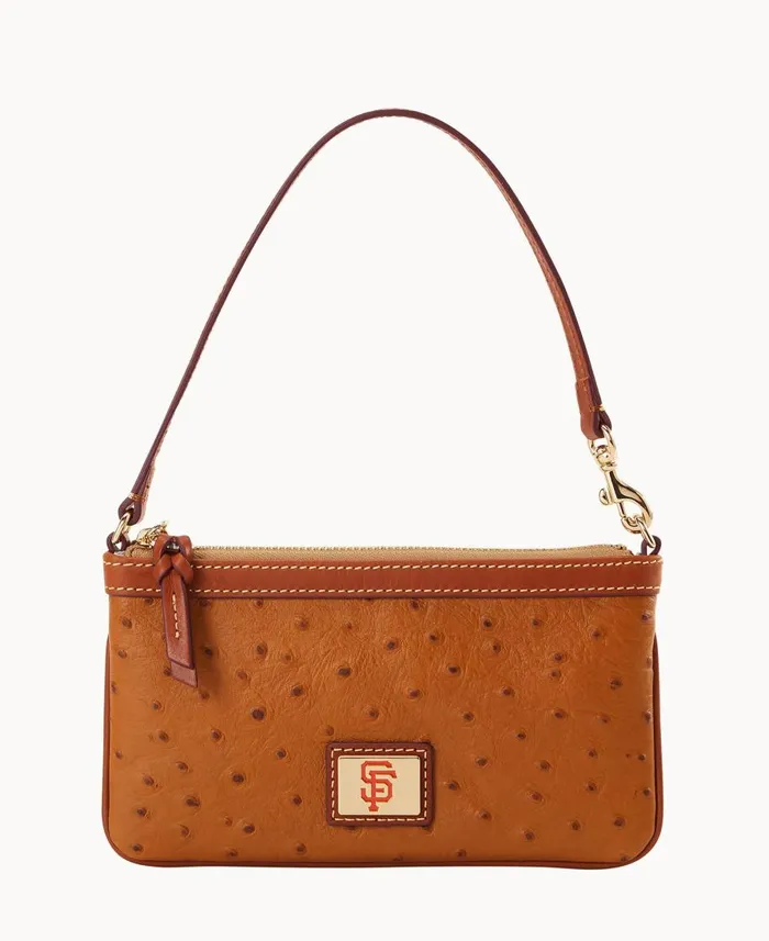 Dooney and Bourke Wallets MLB Giants Large Slim Wristlet Giants 8211 WomenMen