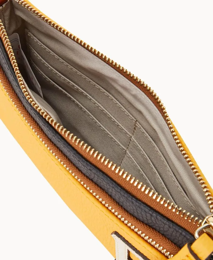 Dooney and Bourke Wallets MLB Pirates Double Zip Wristlet Pirates 8211 WomenMen Dooney and Bourke Wallets MLB Pirates Double Zip Wristlet Pirates 8211 WomenMen