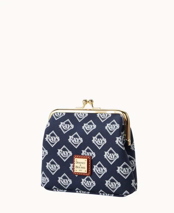 Dooney and Bourke Wallets MLB Rays Large Framed Purse Rays 8211 WomenMen
