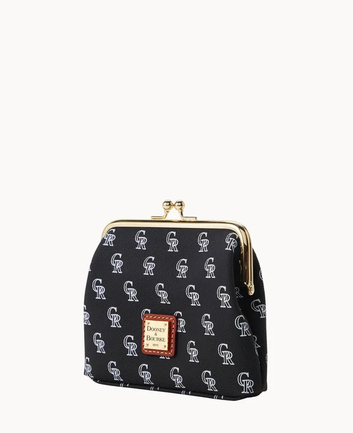 Dooney and Bourke Wallets MLB Rockies Large Framed Purse Rockies 8211 WomenMen Dooney and Bourke Wallets MLB Rockies Large Framed Purse Rockies 8211 WomenMen
