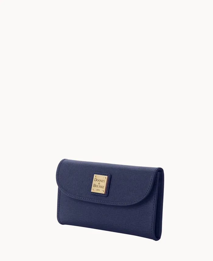 Dooney and Bourke Wallets Saffiano Continental Clutch Marine 8211 WomenMen