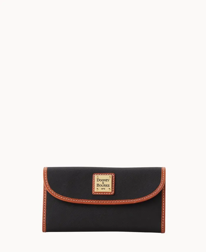 Dooney and Bourke Wallets Torino Continental Clutch Black 8211 WomenMen