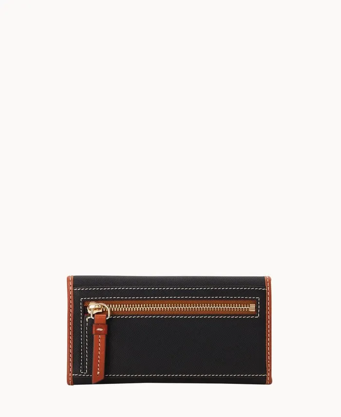 Dooney and Bourke Wallets Torino Continental Clutch Black 8211 WomenMen