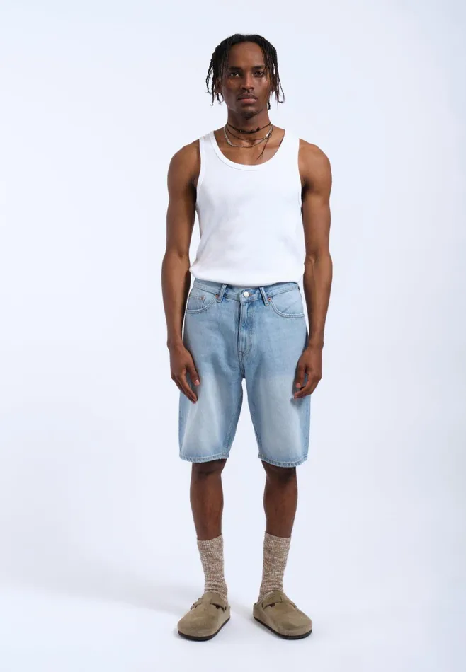 Dr Denim Shorts Men Omar Shorts 8211 Stream Light Fade Stream Light Fade