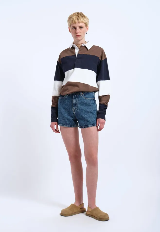 Dr Denim Shorts Women Nora Shorts 8211 Stream Mid Retro Stream Mid Retro