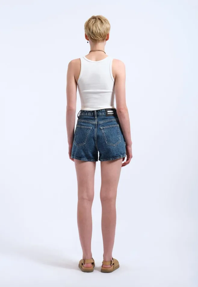 Dr Denim Shorts Women Nora Shorts 8211 Stream Mid Retro Stream Mid Retro