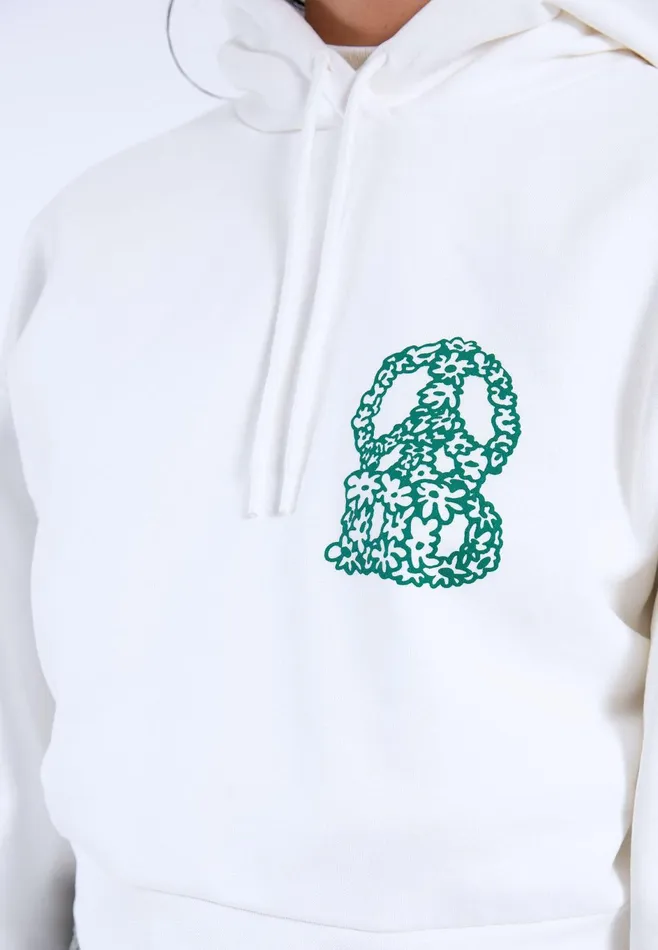 Dr Denim Sweatshirts and Hoodies Women Ethel Hoodie 8211 Off White Small DD Peace Off White Small Dd Peace
