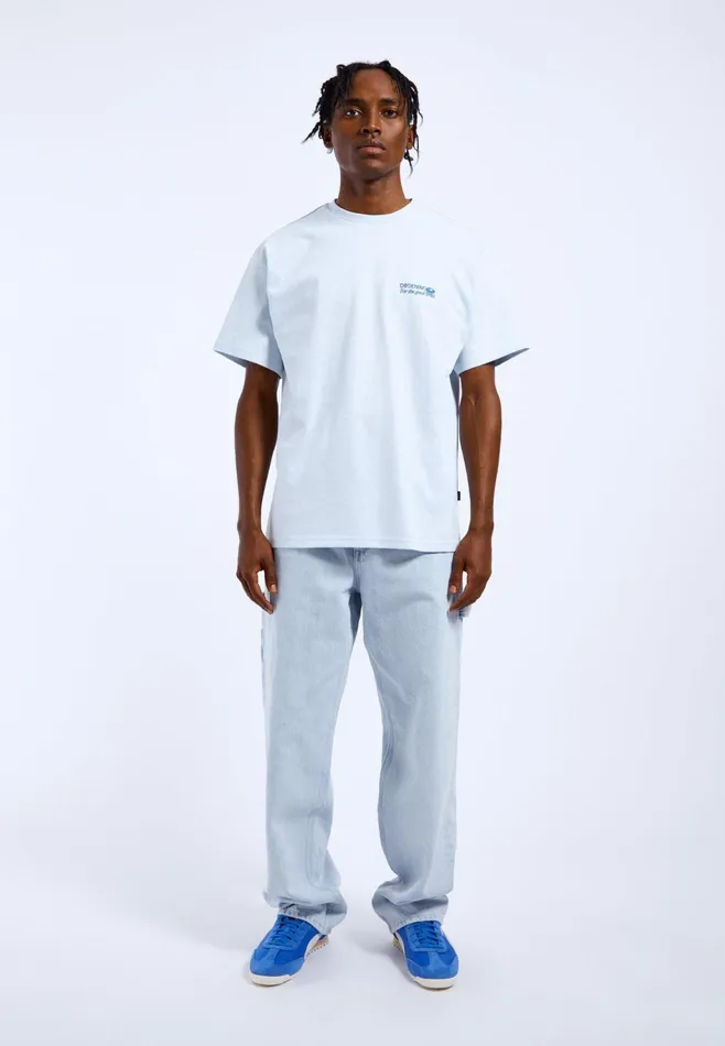 Dr Denim Tees and Longsleeves Men Trooper Tee 8211 Sky DD Daisy Sky Dd Daisy