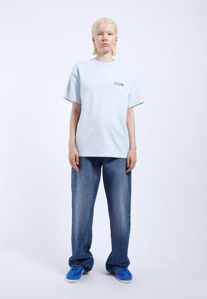 Dr Denim Tees and Longsleeves Men Trooper Tee 8211 Sky DD Daisy Sky Dd Daisy