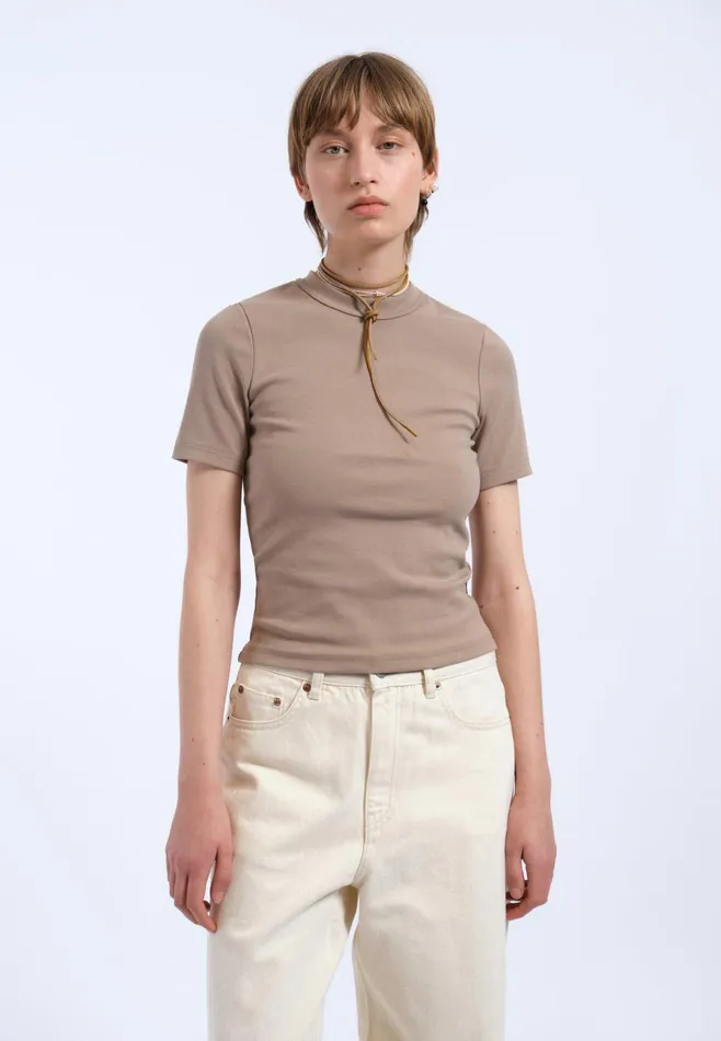 Dr Denim Tees and Tanks Women Kenna Top 8211 Light Morel Light Morel