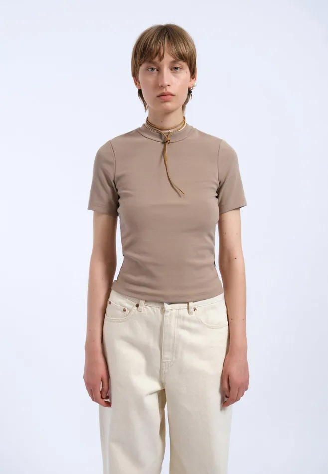 Dr Denim Tees and Tanks Women Kenna Top 8211 Light Morel Light Morel
