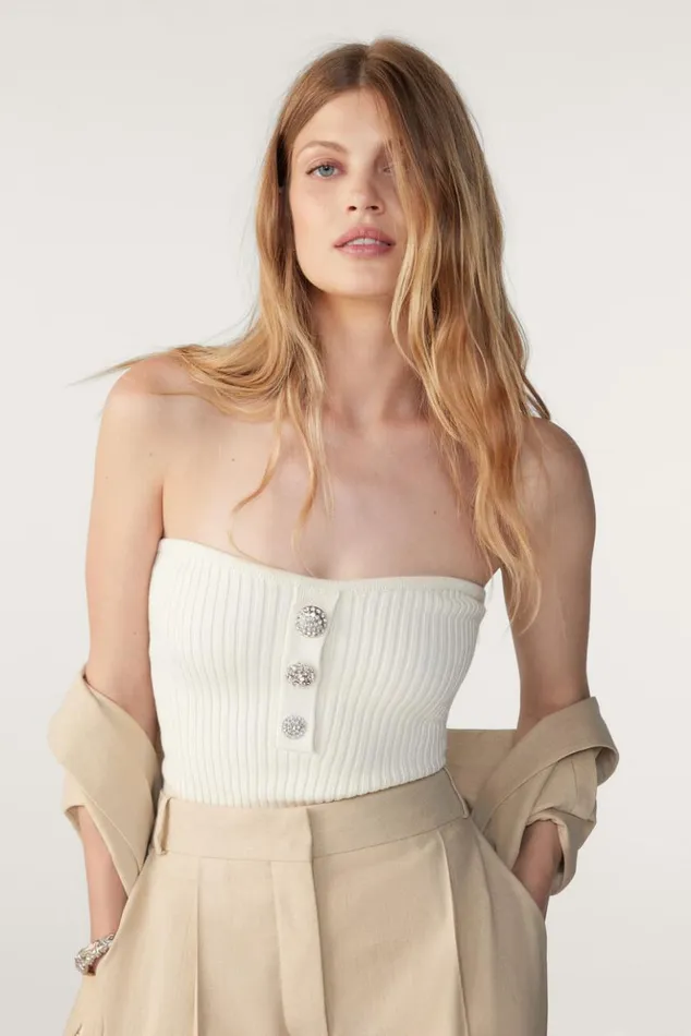 DrakoKnit Bustier Top Clothing Baandsh Sweaters and Cardigans