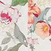 Dresses and Jumpsuits Cecilia Linen Midi Dress 8211 Lush Print in White 8211 LEO LIN Women
