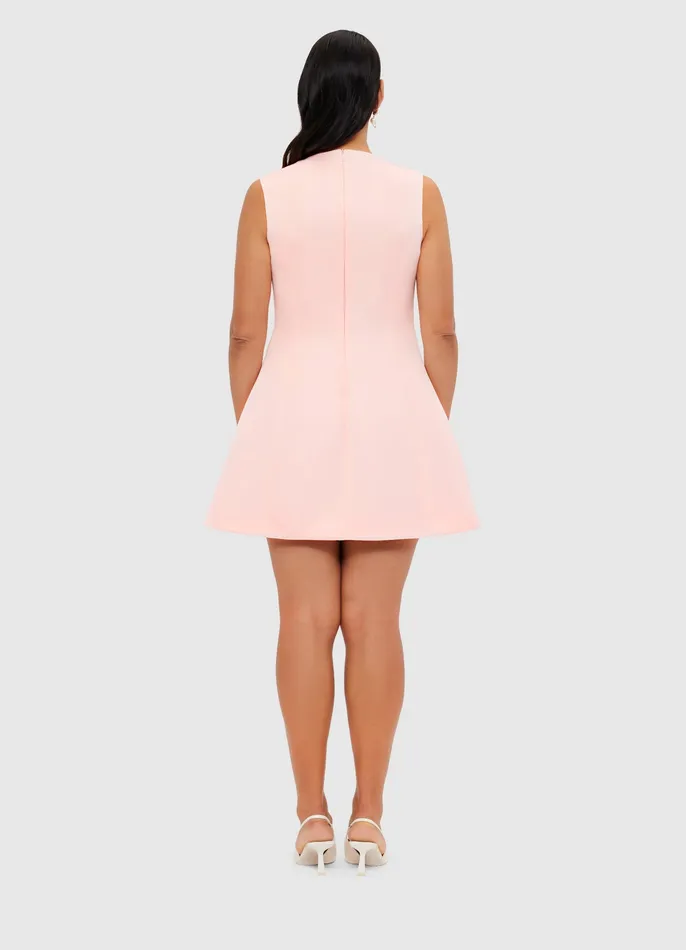 Dresses and Jumpsuits Chloe Sleeveless Mini Dress 8211 Soft Pink 8211 LEO LIN Women