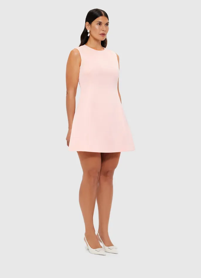 Dresses and Jumpsuits Chloe Sleeveless Mini Dress 8211 Soft Pink 8211 LEO LIN Women
