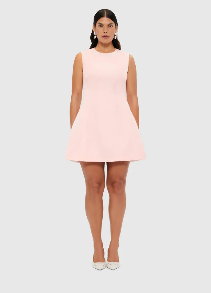 Dresses and Jumpsuits Chloe Sleeveless Mini Dress 8211 Soft Pink 8211 LEO LIN Women
