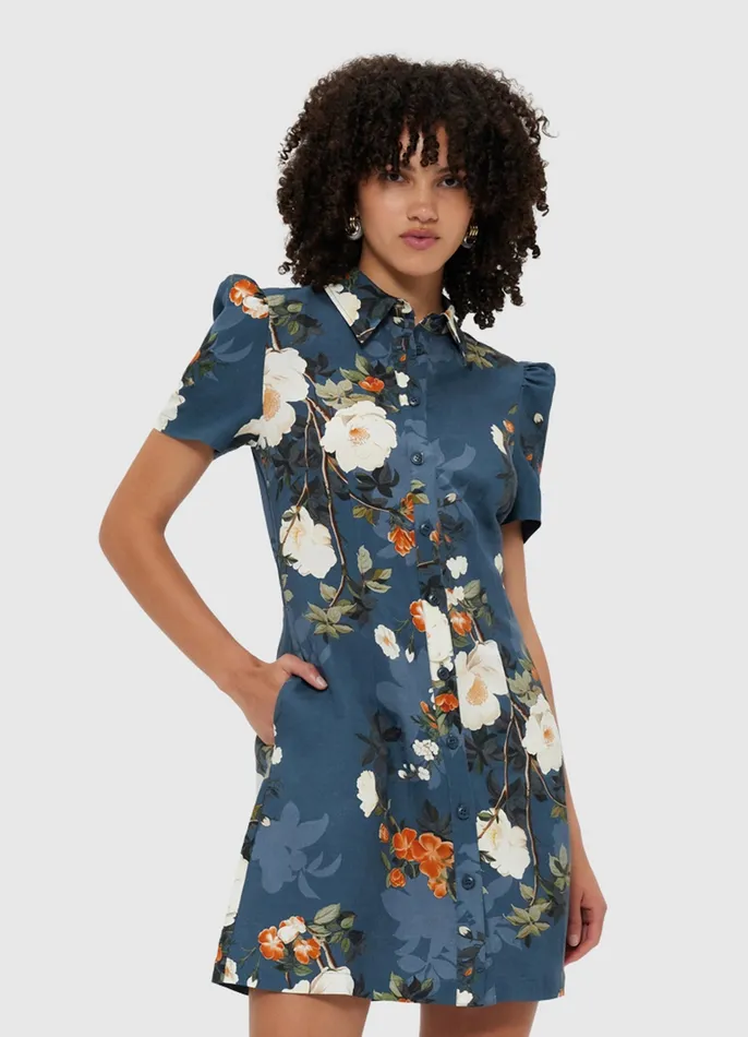 Dresses and Jumpsuits LEO LIN Women Bronte Mini Dress 8211 Pear Blossom Print
