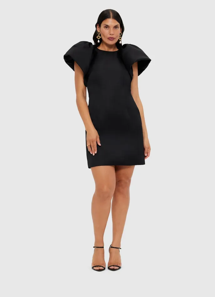 Dresses and Jumpsuits LEO LIN Women Dayna Mini Dress 8211 Ebony