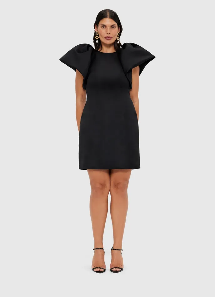 Dresses and Jumpsuits LEO LIN Women Dayna Mini Dress 8211 Ebony