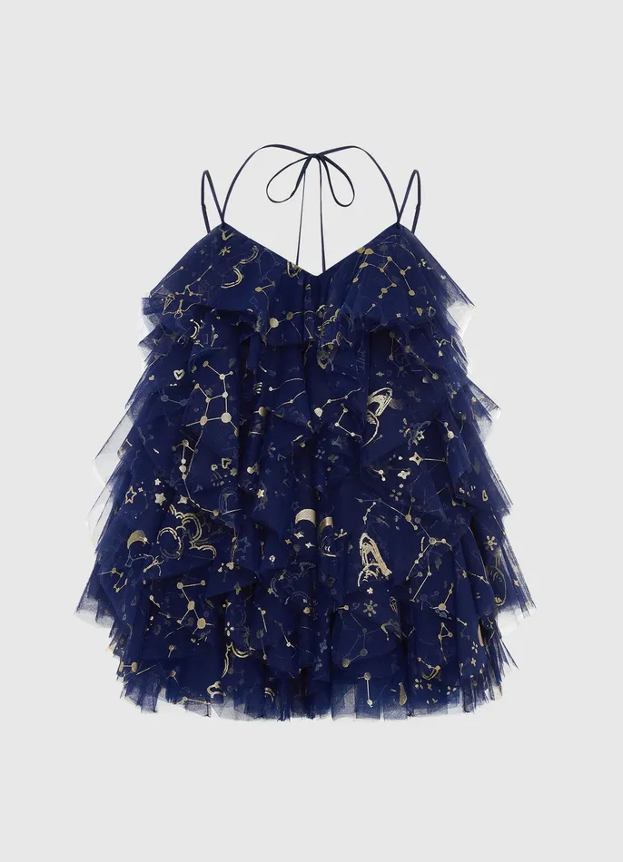 Dresses and Jumpsuits LEO LIN Women Kimberly Mini Dress 8211 Celestial Print