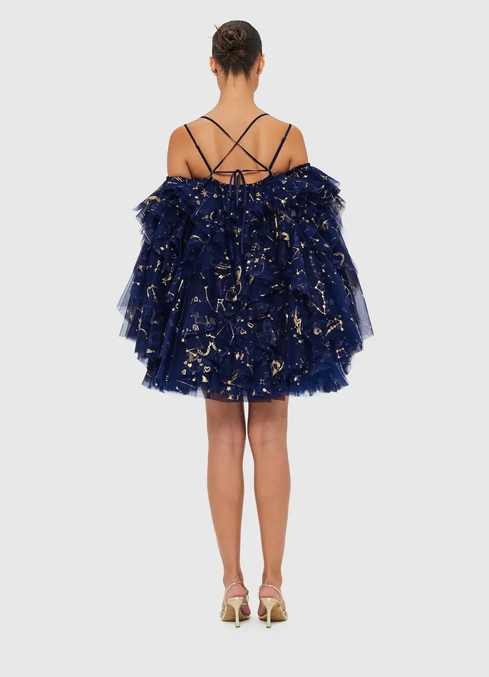 Dresses and Jumpsuits LEO LIN Women Kimberly Mini Dress 8211 Celestial Print